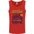 Supercross MotoX Dirt Bike Motocross Mens Vest Tank Top Red