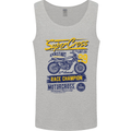 Supercross MotoX Dirt Bike Motocross Mens Vest Tank Top Sports Grey