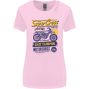 Supercross MotoX Dirt Bike Motocross Womens Wider Cut T-Shirt Light Pink