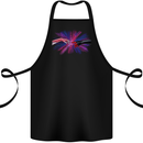 Superhero Creation Funny Religious Parody Cotton Apron 100% Organic Black