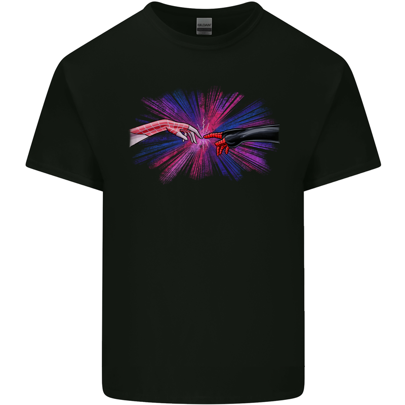 Superhero Creation Funny Religious Parody Mens Cotton T-Shirt Tee Top Black
