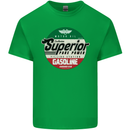 Superior Gasoline Biker Motorcycle Motorbike Kids T-Shirt Childrens Irish Green