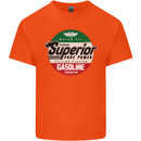 Superior Gasoline Biker Motorcycle Motorbike Kids T-Shirt Childrens Orange
