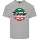 Superior Gasoline Biker Motorcycle Motorbike Kids T-Shirt Childrens Sports Grey