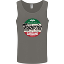 Superior Gasoline Biker Motorcycle Motorbike Mens Vest Tank Top Charcoal