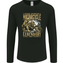 Superior Performance Motorcycle Motorbike Biker Mens Long Sleeve T-Shirt Black