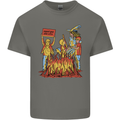 Support Your Local Witch Halloween Satire Kids T-Shirt Childrens Charcoal