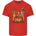Support Your Local Witch Halloween Satire Kids T-Shirt Childrens Red