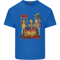 Support Your Local Witch Halloween Satire Kids T-Shirt Childrens Royal Blue