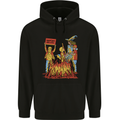 Support Your Local Witch Halloween Satire Mens 80% Cotton Hoodie Black