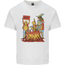 Support Your Local Witch Halloween Satire Mens Cotton T-Shirt Tee Top White