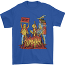 Support Your Local Witch Halloween Satire Mens T-Shirt 100% Cotton Royal Blue