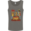 Support Your Local Witch Halloween Satire Mens Vest Tank Top Charcoal