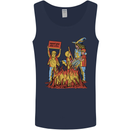 Support Your Local Witch Halloween Satire Mens Vest Tank Top Navy Blue