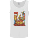 Support Your Local Witch Halloween Satire Mens Vest Tank Top White