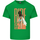 Surfing Ride the Wild Tild Surfer Kids T-Shirt Childrens Irish Green