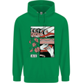 Sushi Childrens Kids Hoodie Irish Green