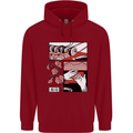 Sushi Childrens Kids Hoodie Red