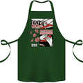 Sushi Cotton Apron 100% Organic Forest Green