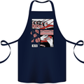 Sushi Cotton Apron 100% Organic Navy Blue