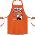 Sushi Cotton Apron 100% Organic Orange