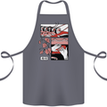 Sushi Cotton Apron 100% Organic Steel