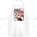 Sushi Cotton Apron 100% Organic White