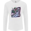 Sushi Dragon Mens Long Sleeve T-Shirt White