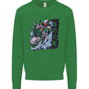 Sushi Dragon Mens Sweatshirt Jumper Irish Green