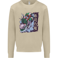 Sushi Dragon Mens Sweatshirt Jumper Sand