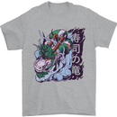Sushi Dragon Mens T-Shirt 100% Cotton Sports Grey