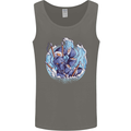 Sushi Dragon Mens Vest Tank Top Charcoal