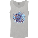 Sushi Dragon Mens Vest Tank Top Sports Grey