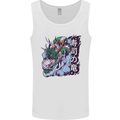 Sushi Dragon Mens Vest Tank Top White