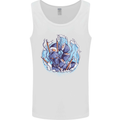 Sushi Dragon Mens Vest Tank Top White