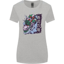 Sushi Dragon Womens Wider Cut T-Shirt Sports Grey