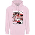 Sushi Mens 80% Cotton Hoodie Light Pink