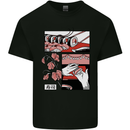 Sushi Mens Cotton T-Shirt Tee Top Black