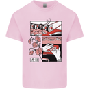 Sushi Mens Cotton T-Shirt Tee Top Light Pink