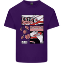 Sushi Mens Cotton T-Shirt Tee Top Purple