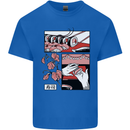 Sushi Mens Cotton T-Shirt Tee Top Royal Blue