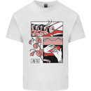 Sushi Mens Cotton T-Shirt Tee Top White