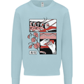 Sushi Mens Sweatshirt Jumper Light Blue