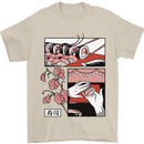 Sushi Mens T-Shirt 100% Cotton Sand