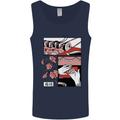 Sushi Mens Vest Tank Top Navy Blue