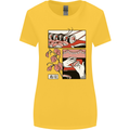 Sushi Womens Wider Cut T-Shirt Yellow