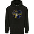 Sweden Bodybuilding Flag Gym Training Swedish Childrens Kids Hoodie Black