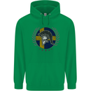 Sweden Bodybuilding Flag Gym Training Swedish Childrens Kids Hoodie Irish Green