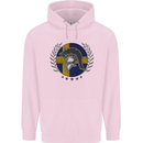 Sweden Bodybuilding Flag Gym Training Swedish Childrens Kids Hoodie Light Pink