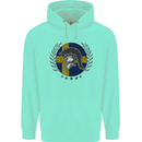 Sweden Bodybuilding Flag Gym Training Swedish Childrens Kids Hoodie Peppermint